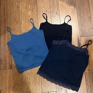 Talbots and Ann Taylor Women's Blue Camisoles